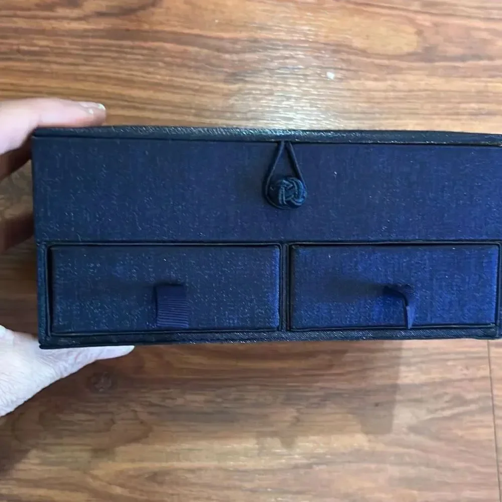 Guerlain Paris Navy small jewelry box